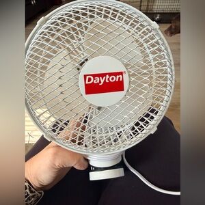 Dayton White Table Fan